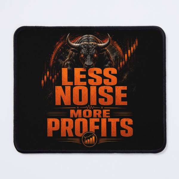 Item preview, Less Noise More Profits Trading Motivation designed and sold by PipForgeStudio .