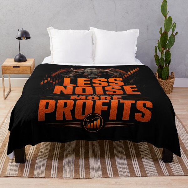 Item preview, Less Noise More Profits Trading Motivation designed and sold by PipForgeStudio .