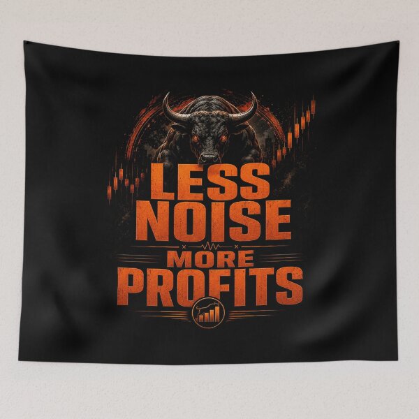 Item preview, Less Noise More Profits Trading Motivation designed and sold by PipForgeStudio .