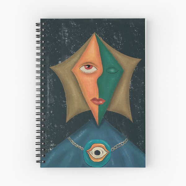 Item preview, Alien No.6 – The Star Creator | Cubist Cosmic Guardian | Abstract Sci-Fi Portrait designed and sold by aekritdeach.