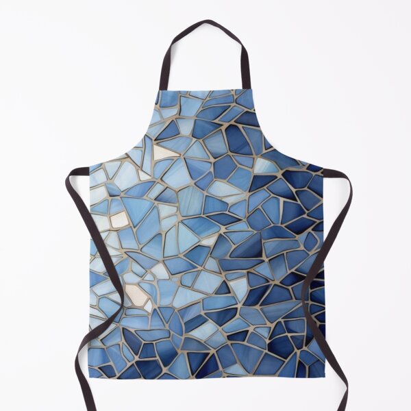 Item preview, Blue Stained Glass Mosaic Texture Artwork designed and sold by NivyasArtistry.