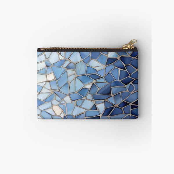 Item preview, Blue  Stained Glass Mosaic Texture Artwork  designed and sold by NivyasArtistry.