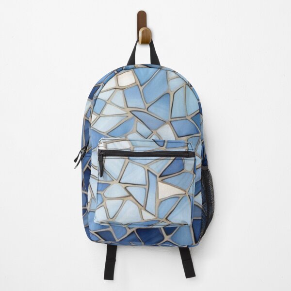 Item preview, Blue Stained Glass Mosaic Texture Artwork designed and sold by NivyasArtistry.