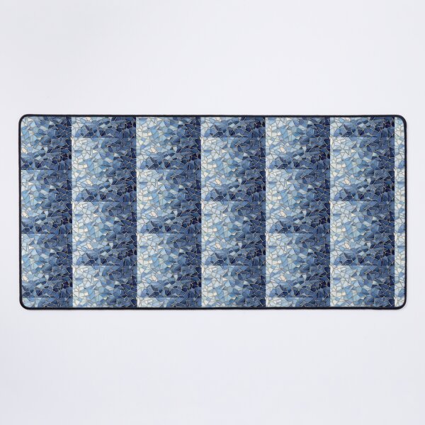 Item preview, Blue  Stained Glass Mosaic Texture Artwork  designed and sold by NivyasArtistry.