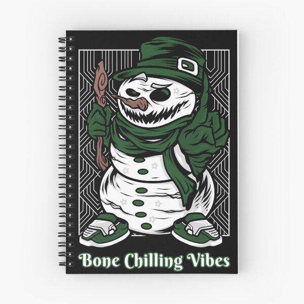 Item preview, Creepy Snowman - Bone Chilling Vibes designed and sold by Giddy Bear Gifts.