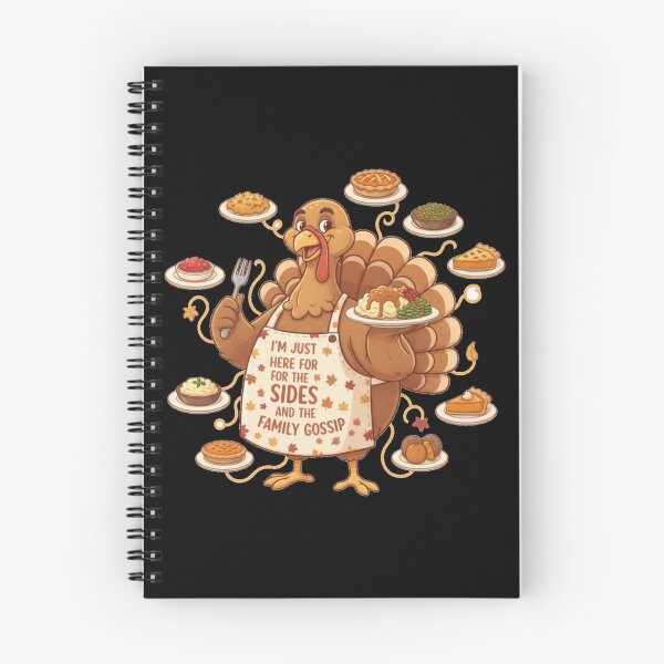 Item preview, Funny Thanksgiving Turkey Im Just Here For The Sides designed and sold by DeliaDesignsCo.