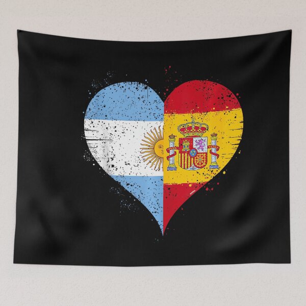 Item preview, Spain Argentina Flag Proud Spanish Argentinian Fans Pride designed and sold by Redprin.