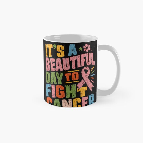 Item preview, It's A Beautiful Day To Fight Cancer Awareness Pink Ribbon Support designed and sold by JonesFlora2025.