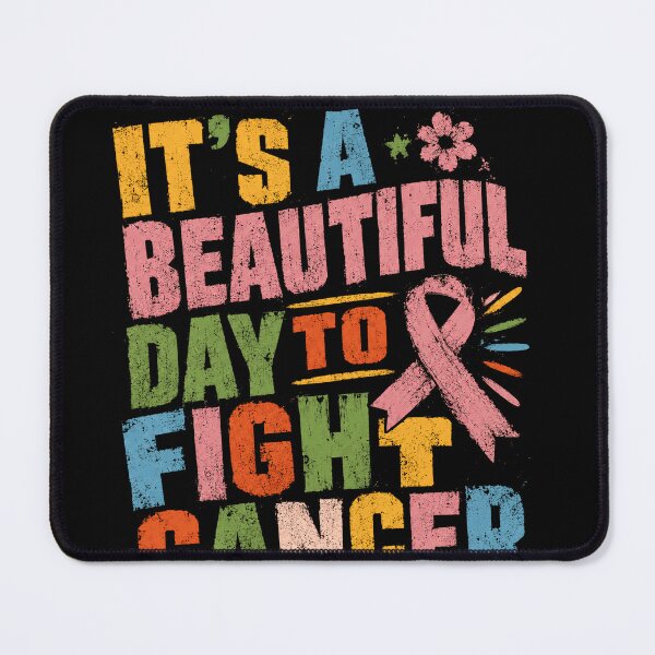 Item preview, It's A Beautiful Day To Fight Cancer Awareness Pink Ribbon Support designed and sold by JonesFlora2025.