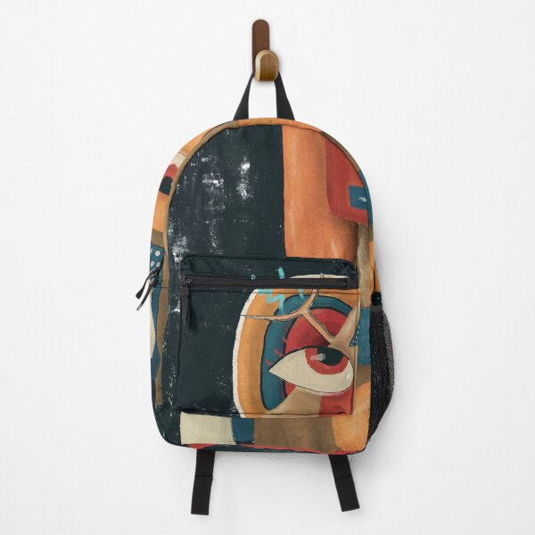 Item preview, Alien No.3 – The Silent Bridge | Cubist Acrylic Portrait designed and sold by aekritdeach.