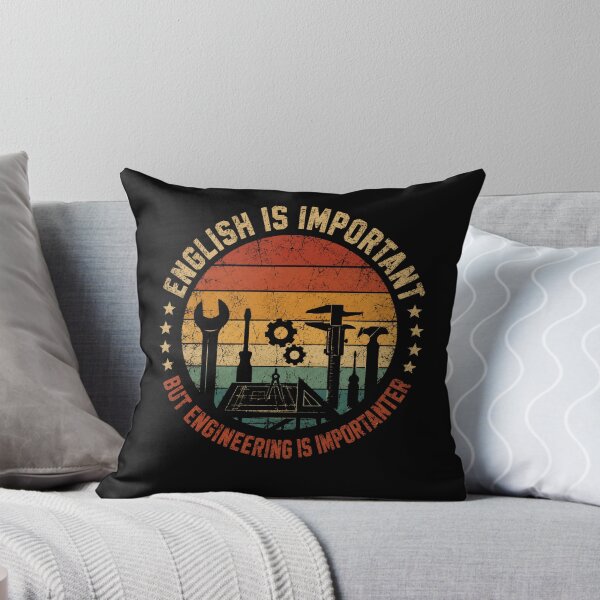 Item preview, El inglés es importante, pero la ingeniería es más importante. Frase divertida sobre ingeniería STEM. designed and sold by JonesFlora2025.