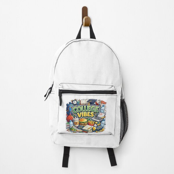Item preview, College Vibes Sticker – Student Life Aesthetic | Colorful Campus T-Shirt Design designed and sold by LarkLeaf.