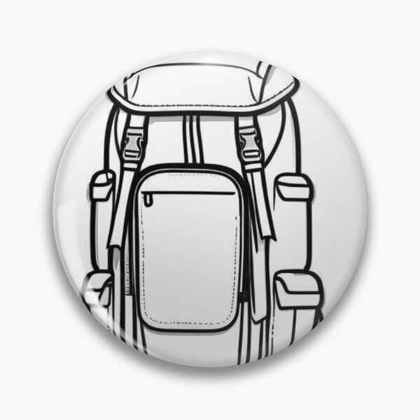Item preview, Equipment - Travel Backpack, Streamlined Illustrative Representation designed and sold by Reverso-Design.