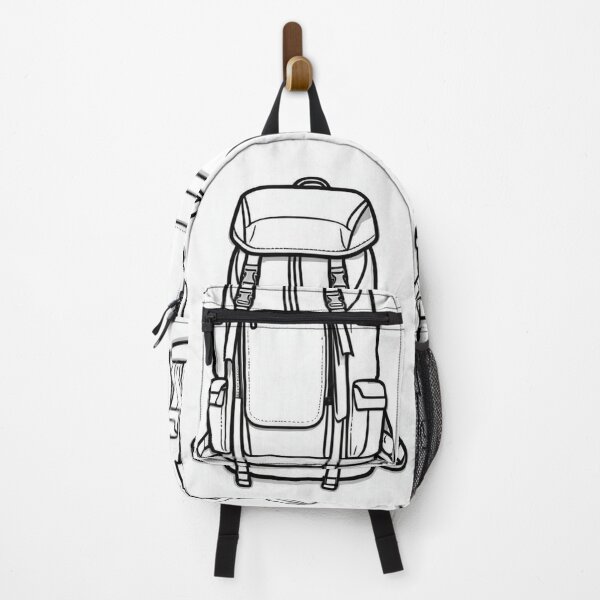 Item preview, Equipment - Travel Backpack, Streamlined Illustrative Representation designed and sold by Reverso-Design.