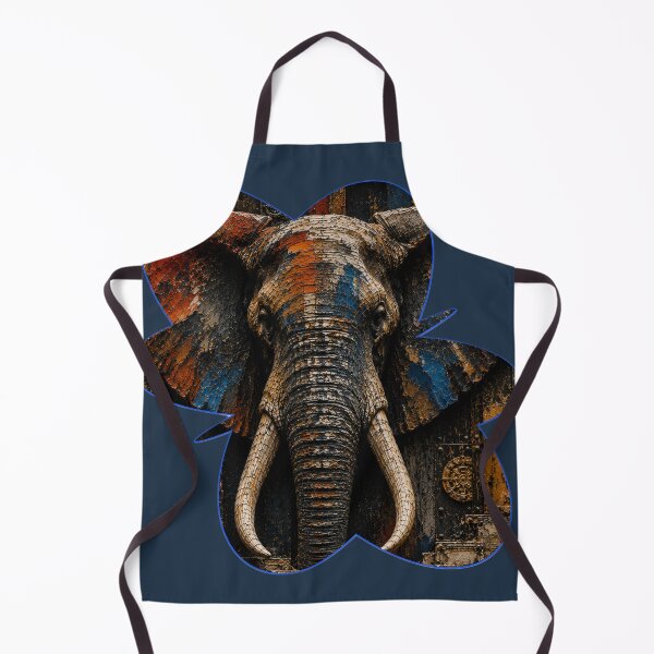 Item preview, Disciplined Founder Geometric Elephant Stone Relief Home Office Wall Art Poster designed and sold by SavannaStrikes.