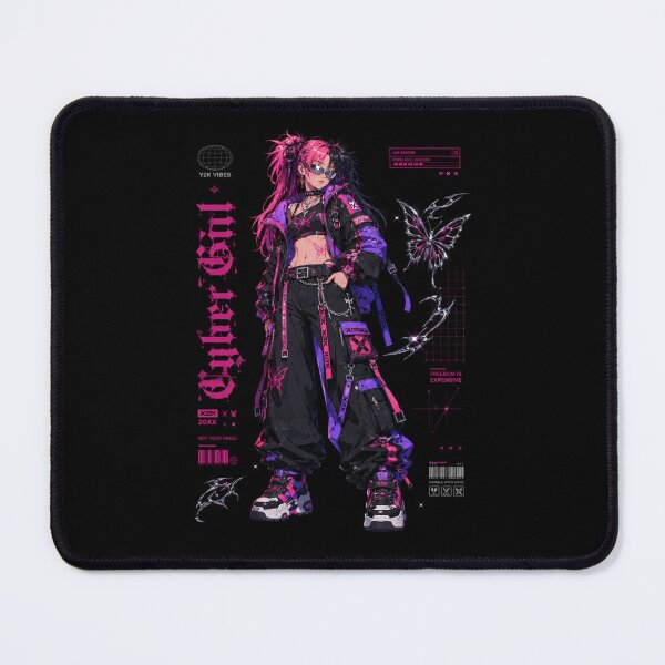 Item preview, Cyber Girl - Edgy Y2K Anime Streetwear Graphic designed and sold by liamquynh34.