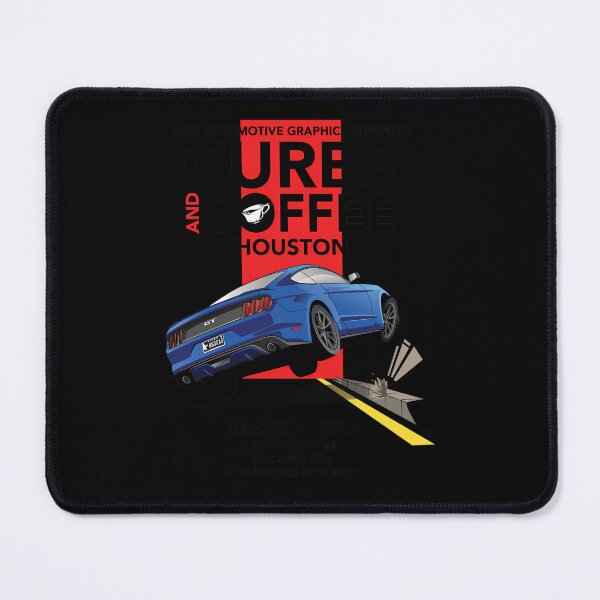Item preview, American Muscle Coupe Flying Over Concrete designed and sold by TheGOATFx.