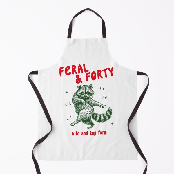 Item preview, Feral & Forty, Funny Raccoon 40th Birthday,1986 Birthday designed and sold by PiaCherry.