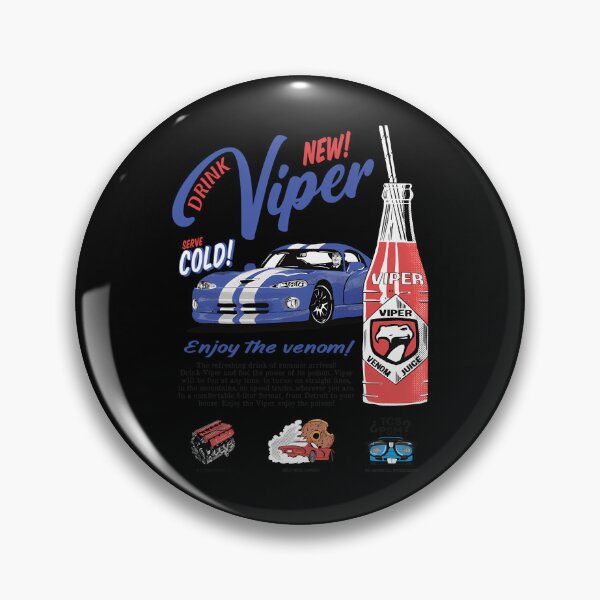 Item preview, American Sports Car Next to Red Venom Juice Soda Bottle designed and sold by TheGOATFx.