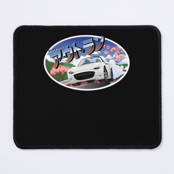 Item preview, White Convertible Sports Car Drifting on Mountain designed and sold by TheGOATFx.
