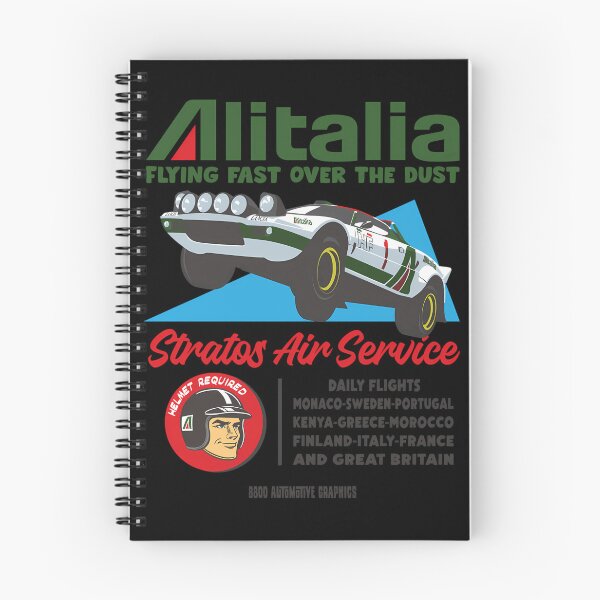 Item preview, Italian Rally Car Jumping High Over Blue Triangle designed and sold by TheGOATFx.