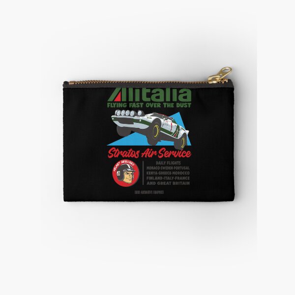 Item preview, Italian Rally Car Jumping High Over Blue Triangle designed and sold by TheGOATFx.
