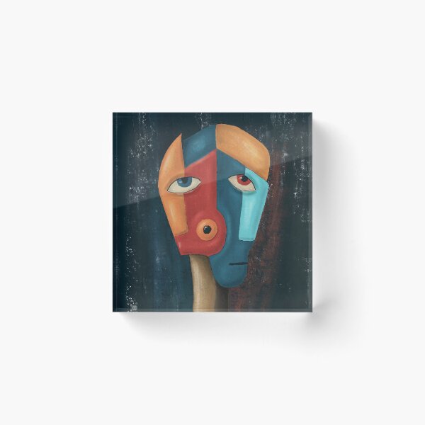 Item preview, Alien Cubist Portrait No. 02 designed and sold by aekritdeach.