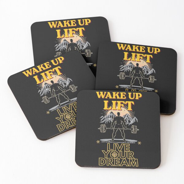 Item preview, Wake Up Lift Live Your Dream T-Shirt | athletic trainer | Fitness Lifestyle Shirt designed and sold by Reverielook.