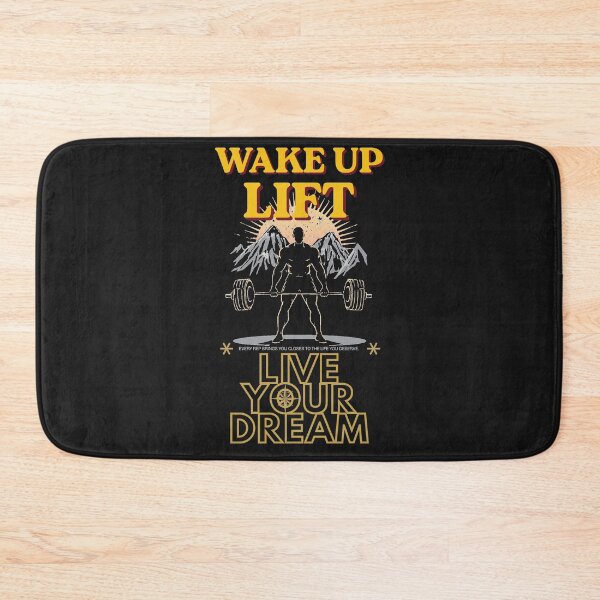 Item preview, Wake Up Lift Live Your Dream T-Shirt | athletic trainer | Fitness Lifestyle Shirt designed and sold by Reverielook.