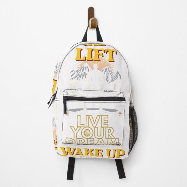 Item preview, Wake Up Lift Live Your Dream T-Shirt | athletic trainer | Fitness Lifestyle Shirt designed and sold by Reverielook.