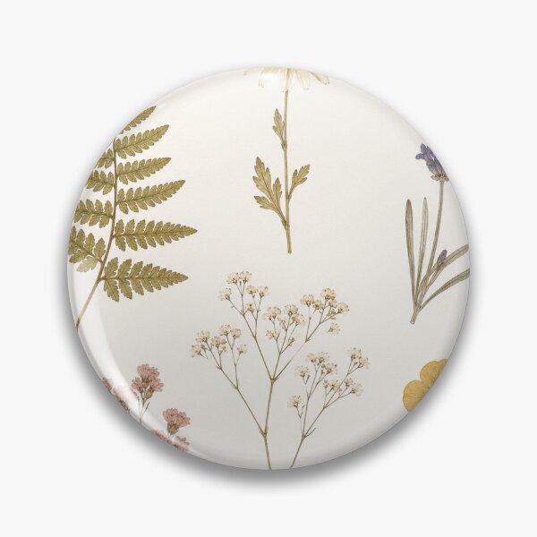 Item preview, Pressed Wildflowers - Minimalist Botanical Herbarium Aesthetic Sticker designed and sold by Saniyamirza07.