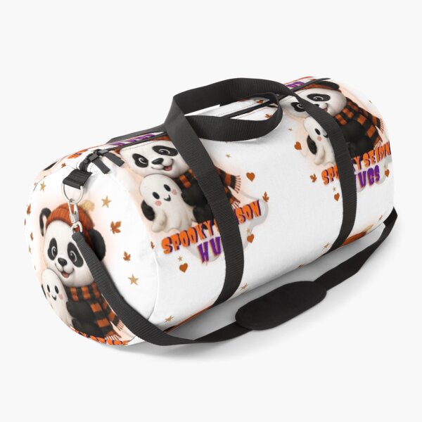 Item preview, Spooky Season Hugs Cute Panda Ghost Halloween Kawaii Autumn Design designed and sold by EnginerdStudio.