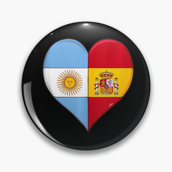 Item preview, Cute Spain Argentina Flag Proud Argentinian Spanish Fans  designed and sold by TaTofy.
