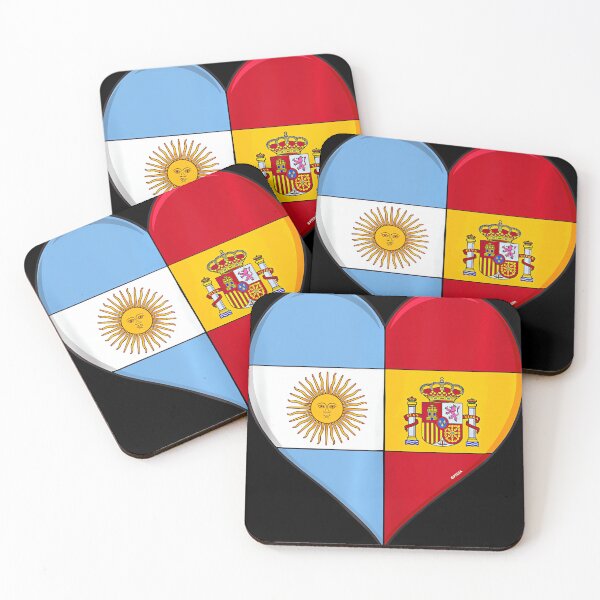 Item preview, Cute Spain Argentina Flag Proud Argentinian Spanish Fans  designed and sold by TaTofy.