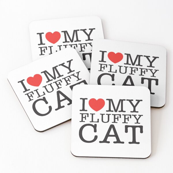 Item preview, I Love Fluffy Cats designed and sold by shitpostee.