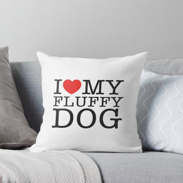 Item preview, I Love Fluffy Dogs designed and sold by shitpostee.