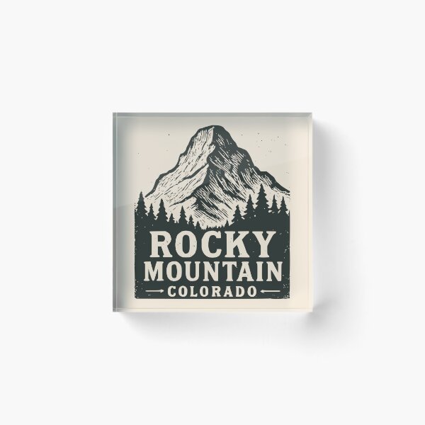 Item preview, Colorado Mountain Retro Adventure Hiking Camping design designed and sold by Colorfulman.