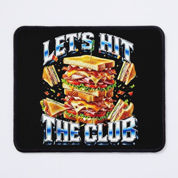 Item preview, Let's Hit The Club Sandwich Funny Foodie Bootleg Tee designed and sold by Cutecharactel.