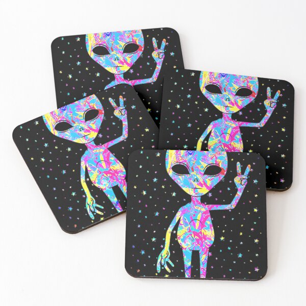 Item preview, Funny Retro Groovy Alien Shirt designed and sold by KeithArtWorks.