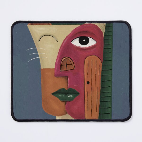 Item preview, The Soul of a Cozy Home - Cubist Portrait designed and sold by aekritdeach.