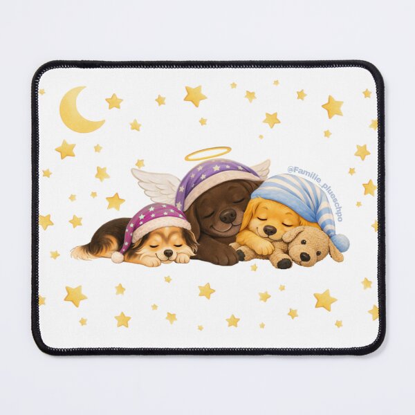 Item preview, The Plusho family sleeps (without a floor, with stars) designed and sold by plueschpo.