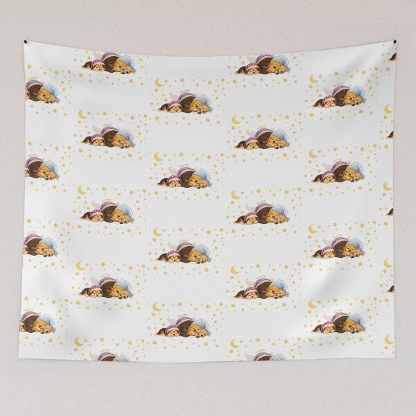 Item preview, The Plusho family sleeps (without a floor, with stars) designed and sold by plueschpo.