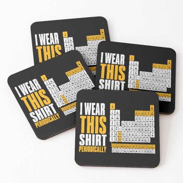 Item preview, I Wear This Shirt Periodically Chemistry Science Periodic Table Pun designed and sold by JonesFlora2025.