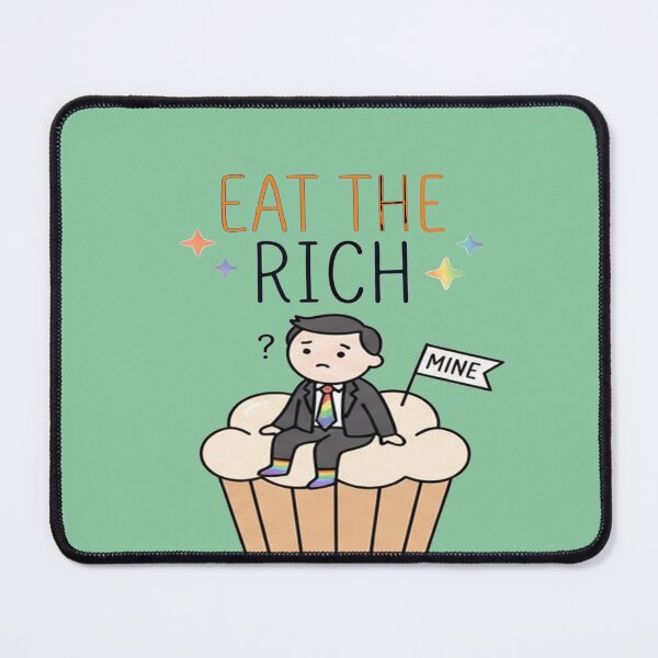 Item preview, satire political humour at the rich  cupcake art designed and sold by  Mudikeys.