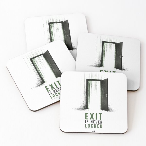 Item preview, Exit Is Never Locked designed and sold by WakeUpByLuki.