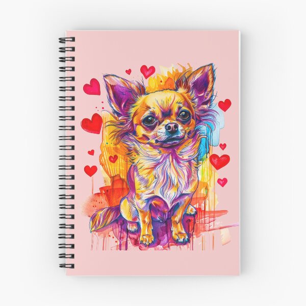 Item preview, Watercolor Chihuahua – A colorful work of art from the heart designed and sold by Dianag76.