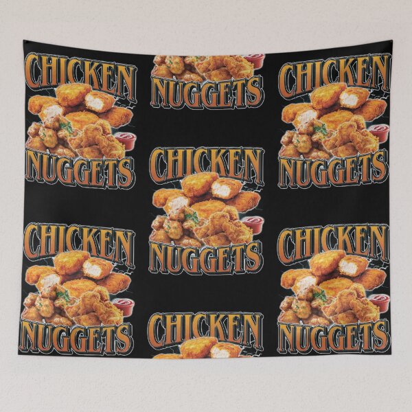Item preview, Chicken Nuggets Heavy Metal Bootleg Rap Tee designed and sold by Cutecharactel.