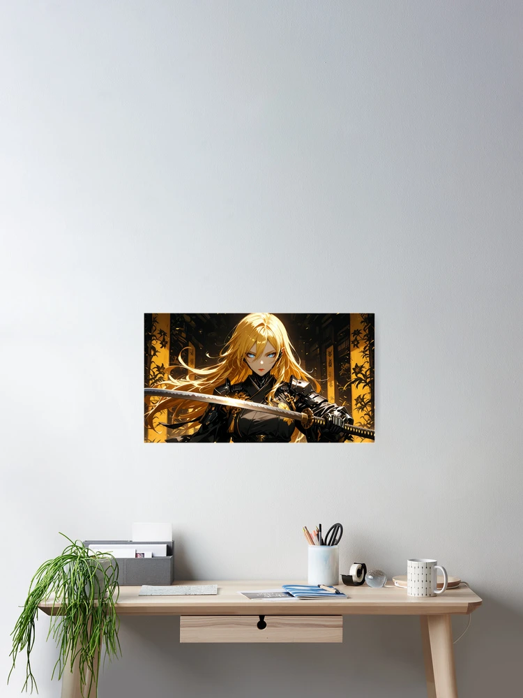 Thumbnail 2 of 3, Poster, Cyborg Samurai designed and sold by Emaple.