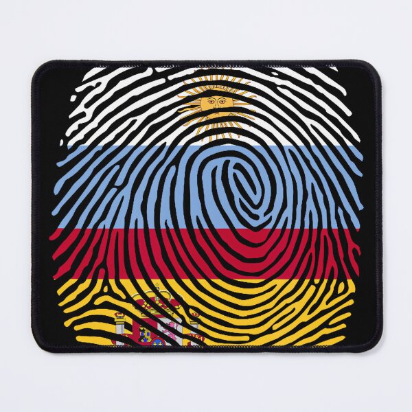 Item preview, Spain Argentina Fingerprint Half Spanish Argentinian Roots designed and sold by Amerakstore.