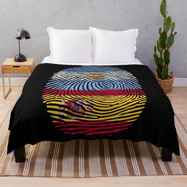 Item preview, Spain Argentina Fingerprint Half Spanish Argentinian Roots designed and sold by Amerakstore.